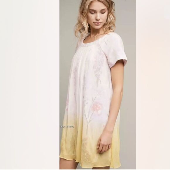 Anthropologie Hd In Paris Dipped Chroma Swing Dress Size 0 - Picture 3 of 14